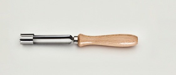 Apfelstecher, Holzgriff natur lasiert 16 mm