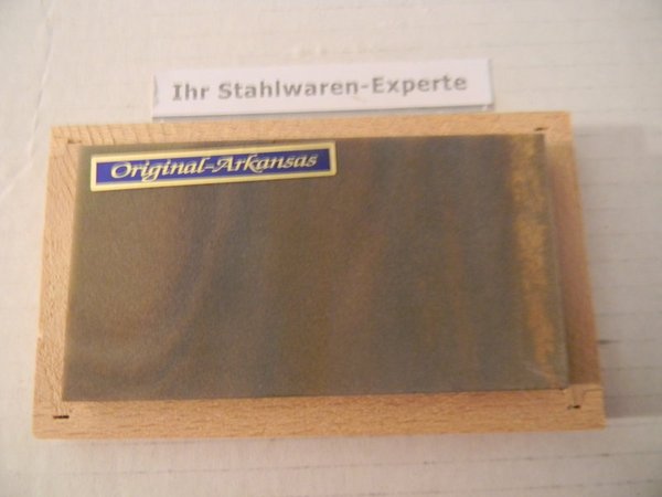 Arkansas Stein Abziehstein 100 x 50 mm in Holzbox
