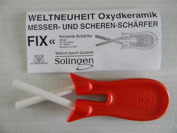 FIX Messerschärfer Keramikschärfer Solingen f. Scheren + Messer TOP Qualität
