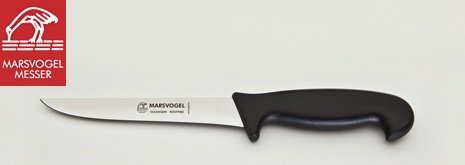 Polker Ausbeinmesser 2,4 mm Rückenstärke 6" = 15 cm Kunststoffgriff schwarz Marsvogel Solingen