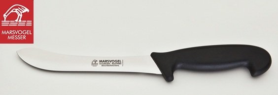 Rindschlachter 3,0 mm Rückenstärke 7" = 15 cm Kunststoffgriff schwarz Marsvogel Solingen